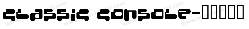 Classic Console字体转换